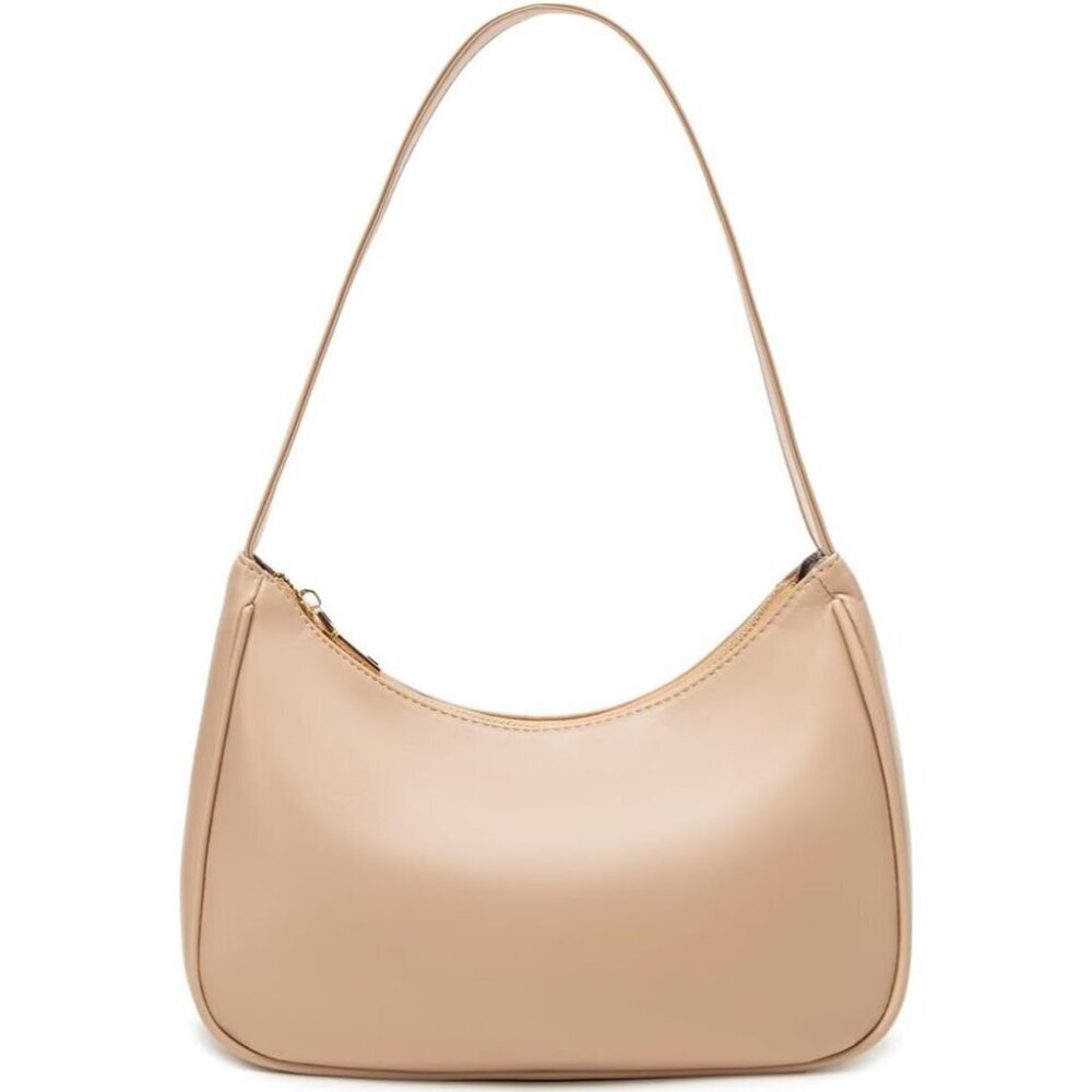 Women’s Khaki Cute Hobo Tote Handbag Mini Clutch Purse with Zipper Closure
